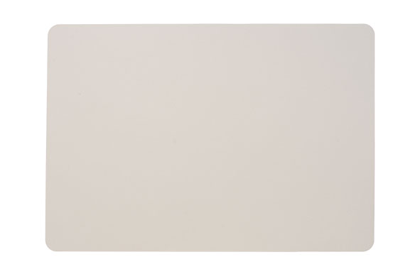 Placemat leder recycle lichtgrijs dz 43. 5 x 28,5 cm - rechthoek