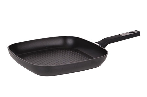 Durable grillpan no stick Ø 28 cm aluminium