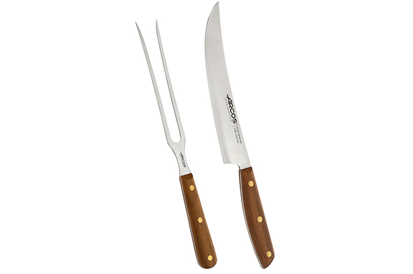 Nordika barbecueset set van 2 zwart metaal 22 x 22 x 3,5 cm