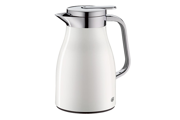 Skyline Karaffe Coconut White Metall Glas 0,65 l