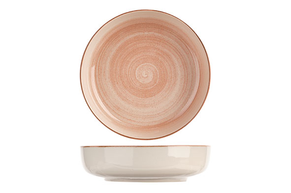 Baltic Peach diep bord van steengoed Ø 18,5 cm, H 5 cm