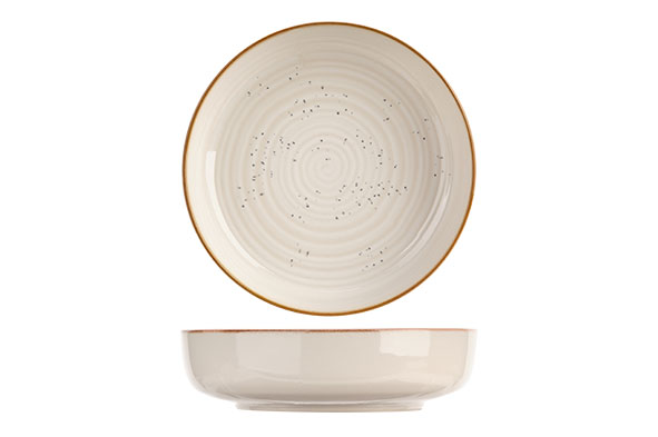 Baltic Vanilla diep bord van steengoed Ø 18,5 cm, H 5 cm