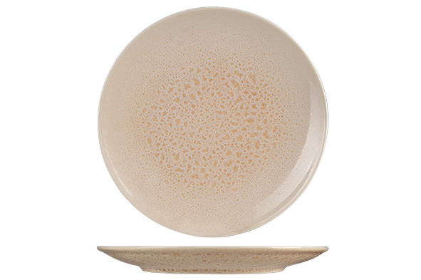 Odisha Sand dessertbord D21 cm porselein zand