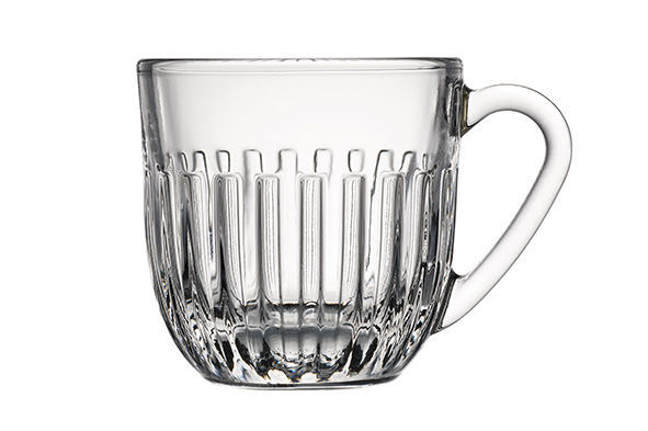 Ouessant espressotassen set van 6 glas transparant 90 ml