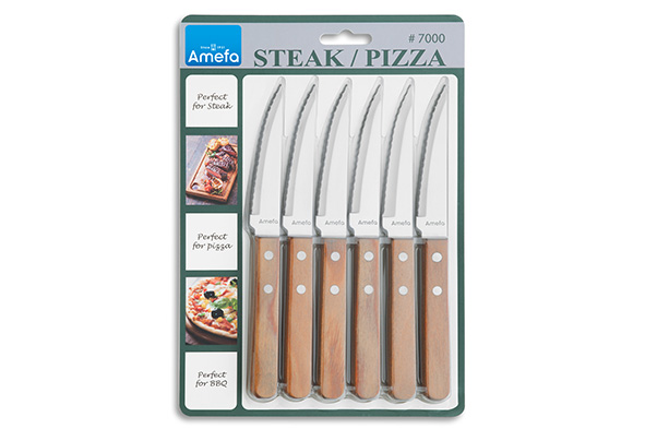 Steak-Messer 27 x 18,8 cm, 6er-Set, Edelstahl