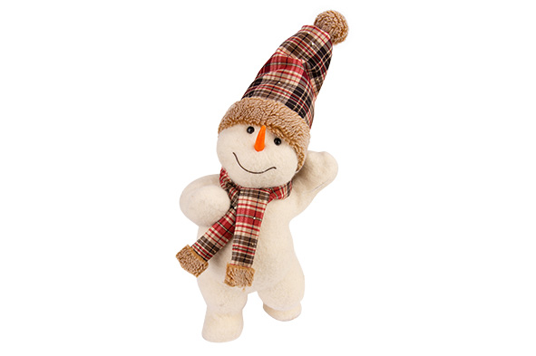 Checkers weiß Schneemann 25 x 18 x 46 cm