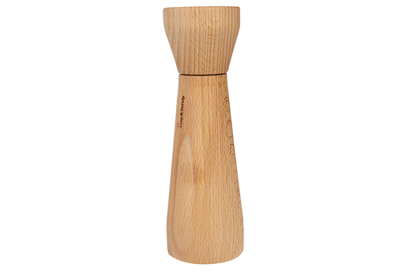 Onesta pepermolen Ø 6 cm, 18 cm hoog beuk