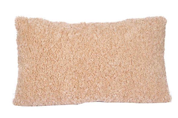 Kussen Suffolk beige polyester 30 x 15 x 50 cm