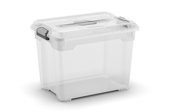 Moover opbergbox S transparant 18 l 38 x 26,5 x 28,5 cm