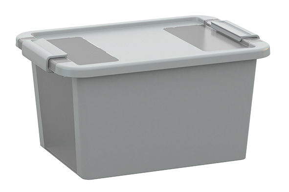 Bi-Box boîte de rangement S grise 11 l 36,5 x 26 x 44 cm