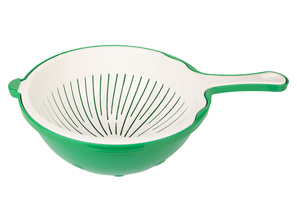 Fresco dubbel vergiet groen 2 l 36 x 23,3 x 11 cm