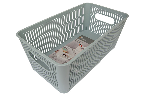 Hozon Opbergmand pastelblauw 3,8 l 28,5 x 16,8 x 11 cm