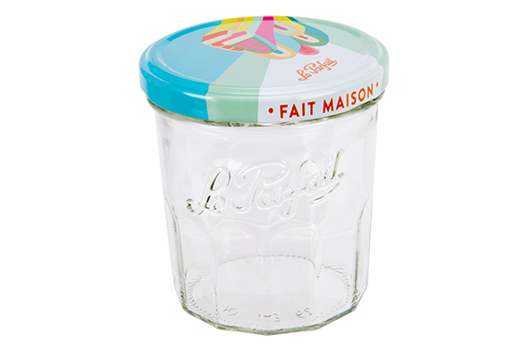 Le Parfait confituurpot glas transparant 324 ml set van 6