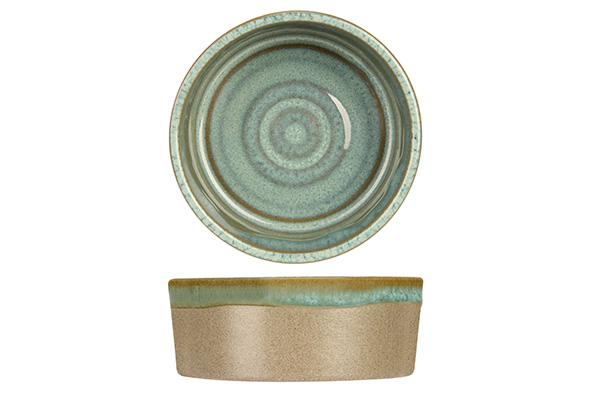 Basalt Ocean Green schaaltje Ø 10 x H 3,7 cm design by charlotte