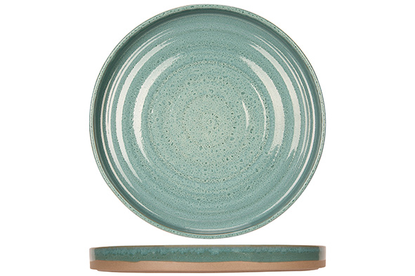 Basalt Ocean Green plat bord Ø 27 cm