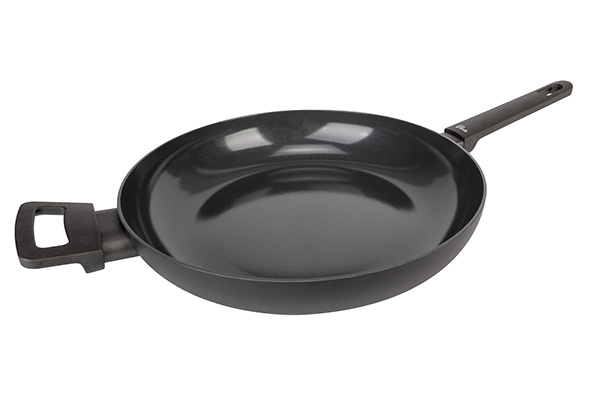 Full Black braadpan zwart D32xH6cm
