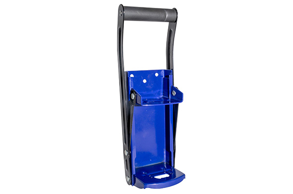 Blikpers metaal L32 cm blauw max. H12,5 cm