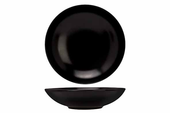 Venus Black diep bord Ø 21 cm, 5 cm hoog steengoed