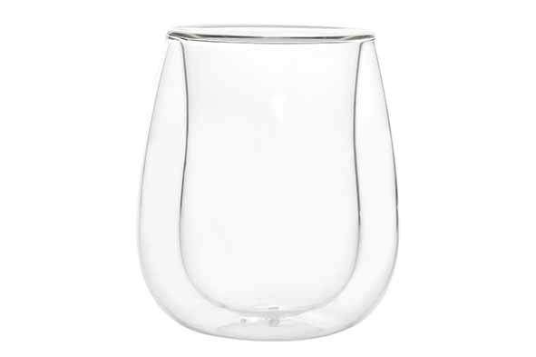 Omagio digestivoglas dubbelwandig, borosilicaat, 150 ml, set van 2, Ø 8.3 cm