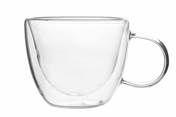 Omagio espresso 80 ml set van 2 Ø 7,1 x H 6 cm dubbelwandig - borosilicaat