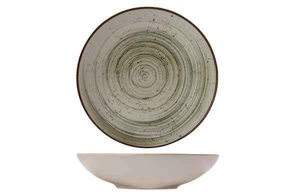 Sintra Ivy Green soepbord Ø 21 cm, hoogte 5 cm