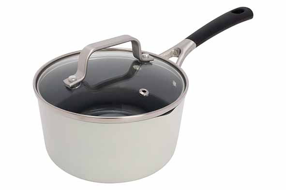 Cerapro sauspan clay Ø 16 cm ns met deksel
