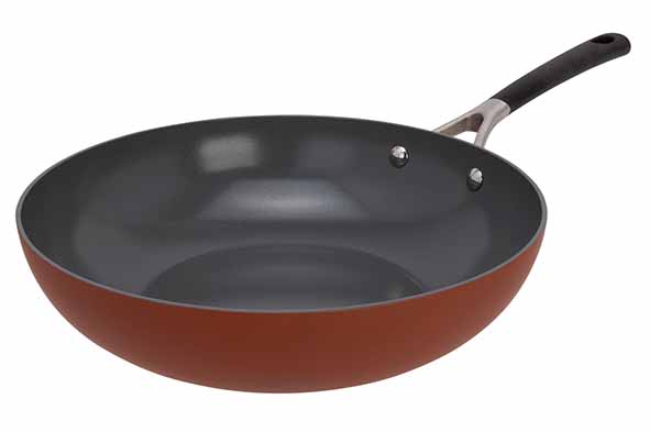 Cerapro wok terracotta Ø 28 cm