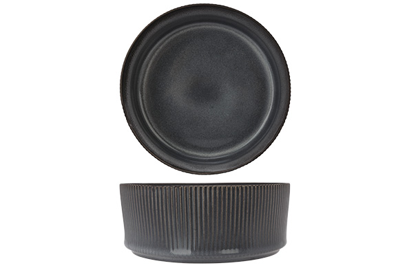 Sauvage kom grijs Ø 16,5 cm, H 6,7 cm