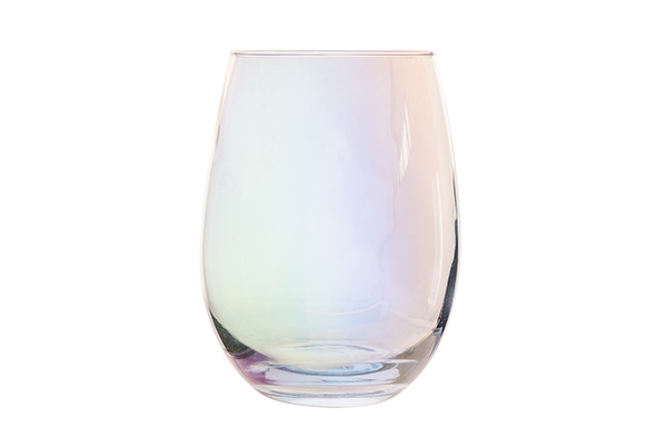 Pearl tumbler glas transparant Ø 9,1 cm, 52 cl, set van 4