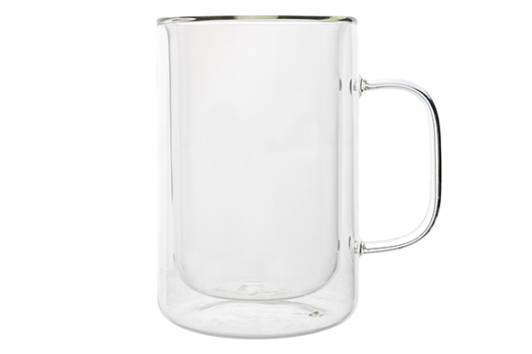 Omagio Café Latte glas 300 ml set van 2 dubbelwandig borosilicaat