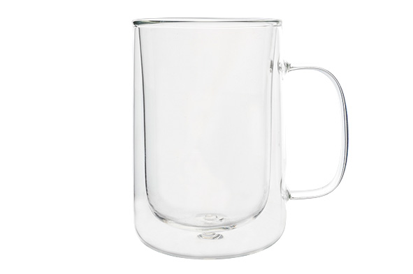 Omagio cappuccino 200 ml set van 2 D7 x H10,5 cm dubbelwandig, borosilicaat
