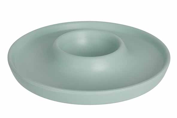 Kupo eierdopje Harbour Gray set van 4 Ø 10 cm melamine