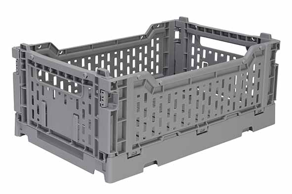 Hozon plooibox grijs 4 l 26,5 x 17,8 x 2,5 cm