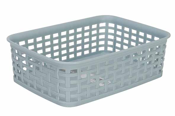 Hozon opbergmand pastelblauw, 1,1 l, 19,5 x 14 x H 5,5 cm