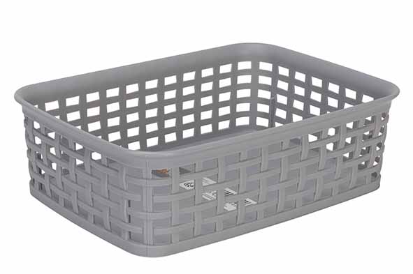 Hozon opbergmand grijs 1,1 l 19,9 x 13,8 x 5,5 cm