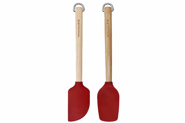 Core Empire Red Mini-Spachtelset aus Birkenholz