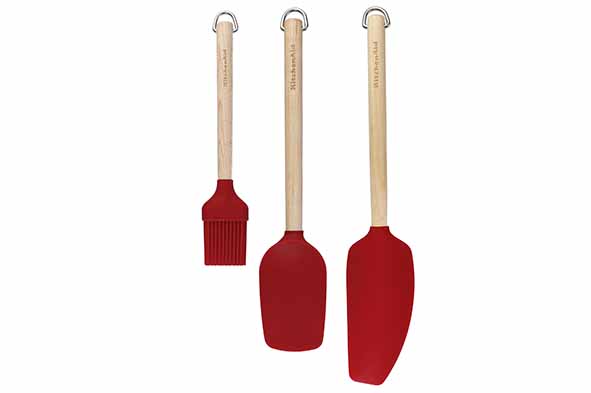 Core Empire Red Birchwood Pastryset 3-teilig