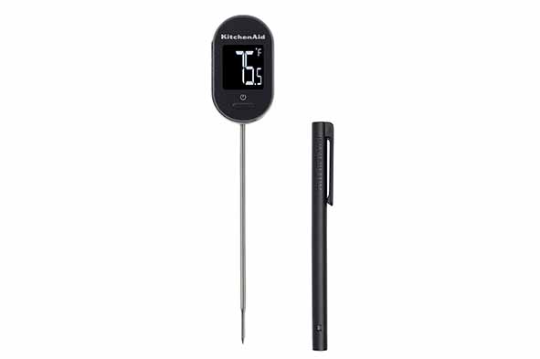 Digitales Sofortlesethermometer, schwarz, -4 °C bis 250 °C