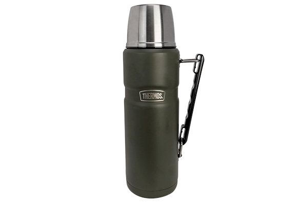 King isoleerfles 1200 ml army green