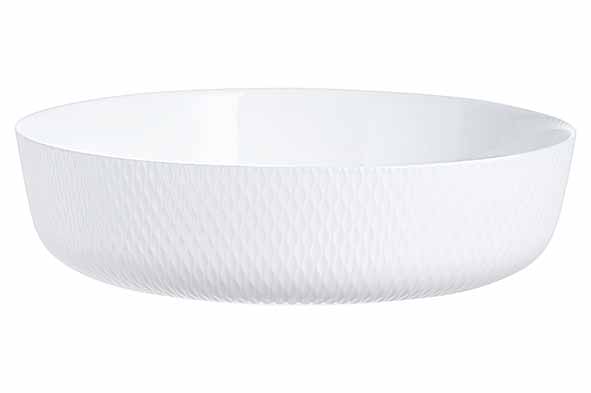 Smart Cuisine Wavy ovenschotel wit Ø 26 cm