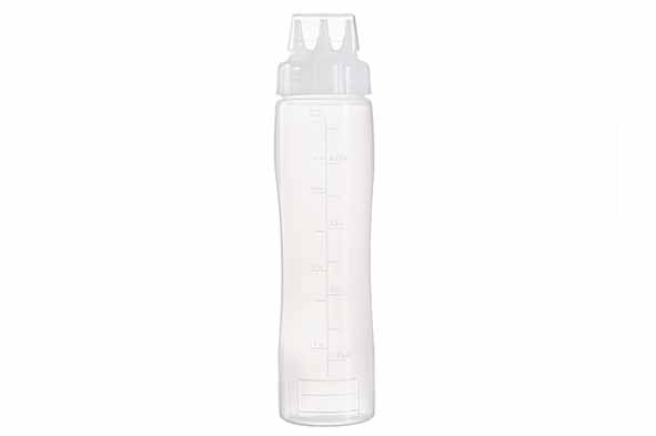 Sausdispenser met 3 spuitmonden wit 0,5 l