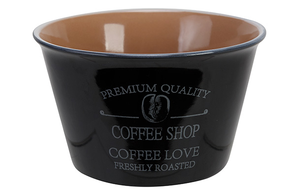 Desayuno kom 50 cl Ø 13 x 7,8 cm Black