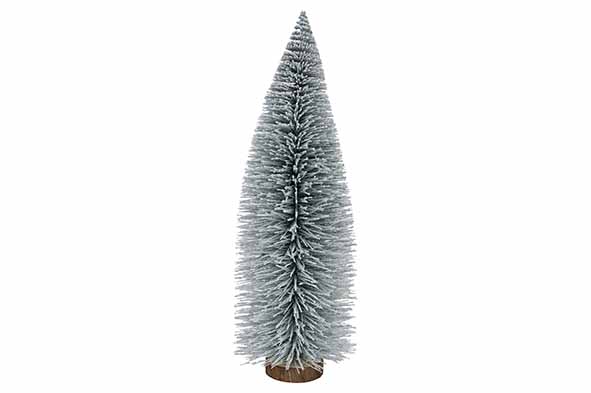 Kerstboom Snow Brush blauwgroen 14 x 14 x 40 cm