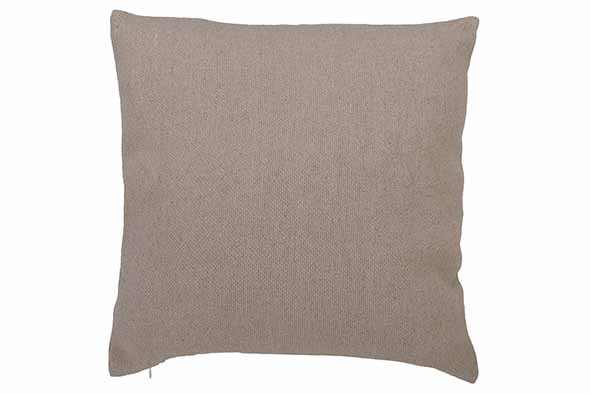 Kussen katoen beige 40 x 40 x 10 cm