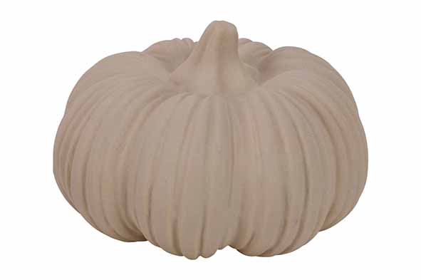 Pompoen mat zand 20 x 20 x 13 cm rond