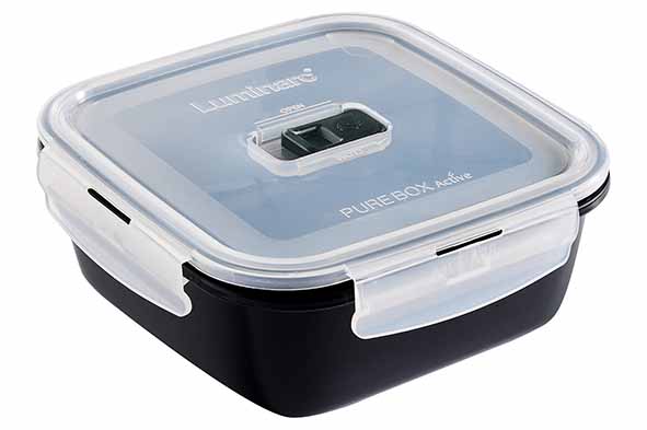 Black Box schwarz 122 cl Quadratisch
