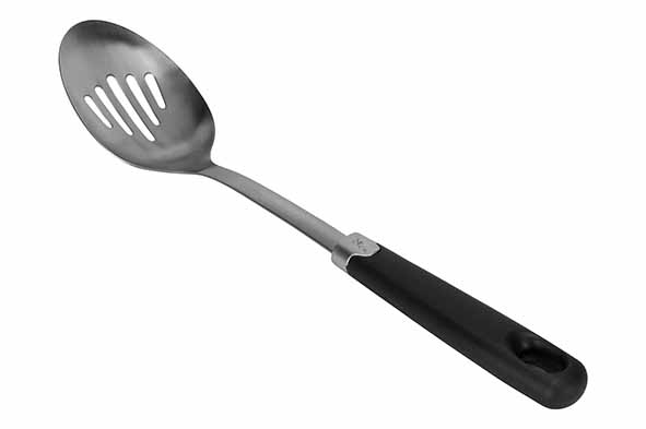 Delish lepel met opening roestvrij staal