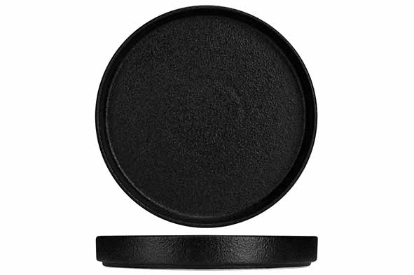 Blackstone dessertbord zwart Ø 21 cm