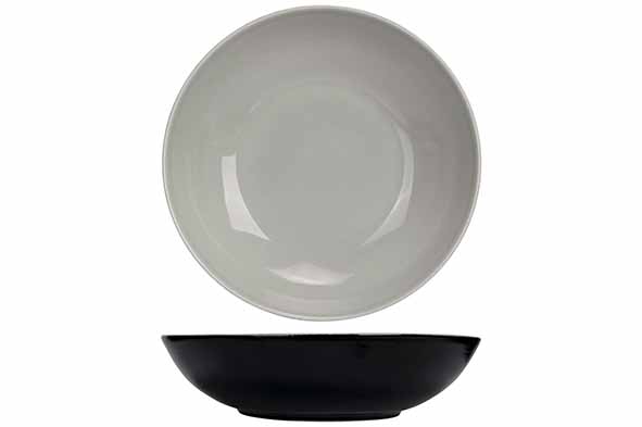 Jaxx diep bord grijs D21cm