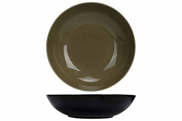 Jaxx diep bord olijfgroen D21cm